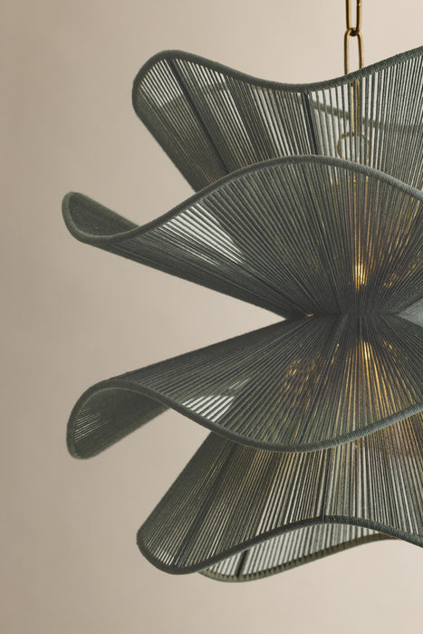 Mitzi - H1084701S-PBR - One Light Chandelier - Amanda - Patina Brass