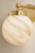 Mitzi - H989101-AGB - One Light Wall Sconce - Ambra - Aged Brass