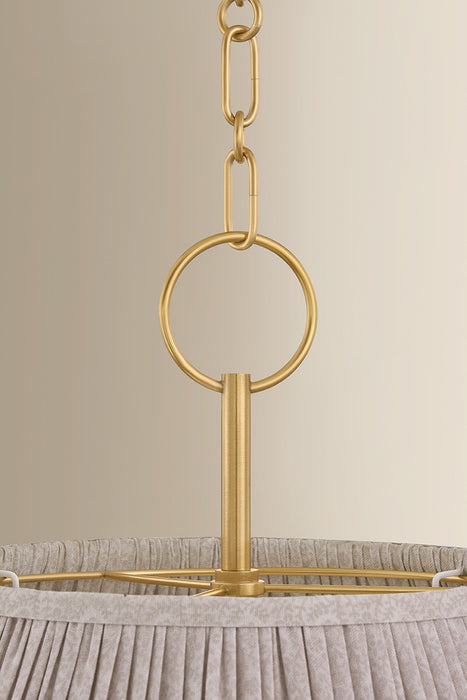Mitzi - H1200804-AGB - Four Light Chandelier - Antonia - Aged Brass