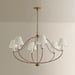 Mitzi - H1197806-PBR - Six Light Chandelier - Brinlea - Patina Brass