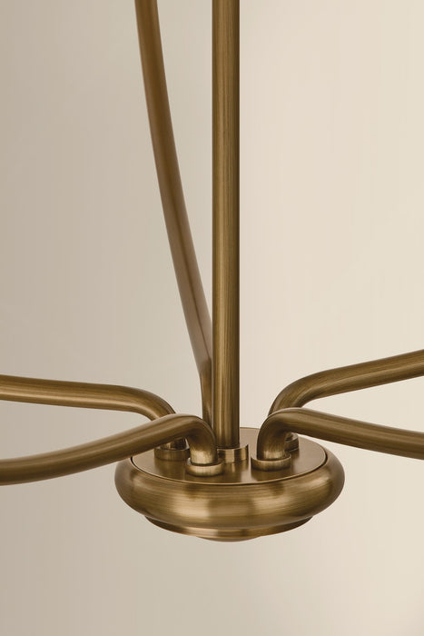 Mitzi - H1197805-PBR - Five Light Chandelier - Brinlea - Patina Brass