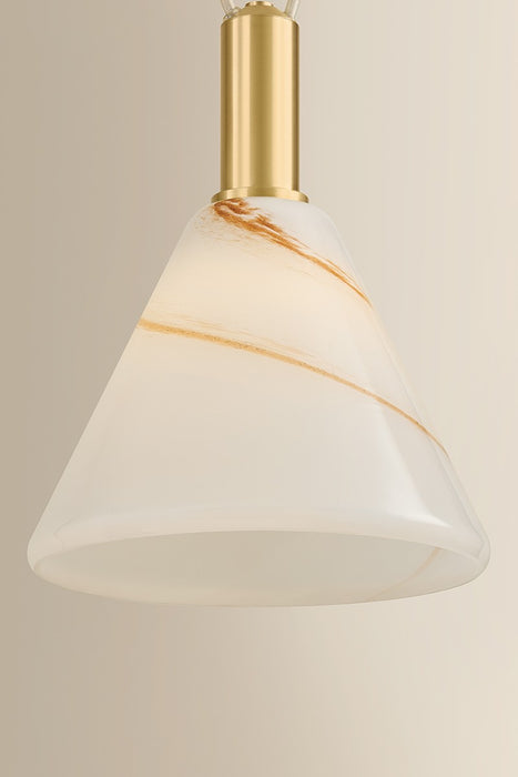 Mitzi - H1178803-AGB - Three Light Chandelier - Eileen - Aged Brass