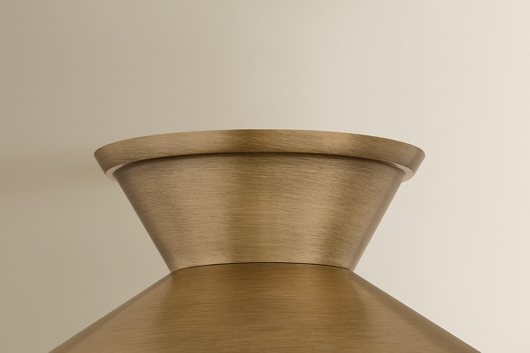 Mitzi - H1110601-PBR - One Light Semi Flush Mount - Esther - Patina Brass