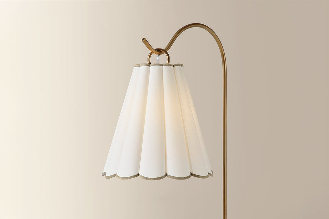 Mitzi - HL1164401-PBR - One Light Floor Lamp - Eula - Patina Brass
