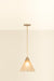 Mitzi - H1096701S-AGB - One Light Pendant - Gabrielle - Aged Brass