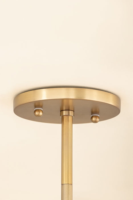 Mitzi - H1096701S-AGB - One Light Pendant - Gabrielle - Aged Brass