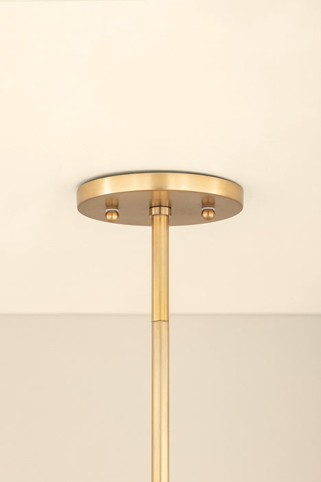 Mitzi - H1096701S-AGB - One Light Pendant - Gabrielle - Aged Brass