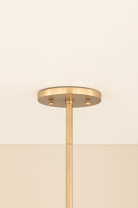 Mitzi - H1096701L-AGB - One Light Pendant - Gabrielle - Aged Brass