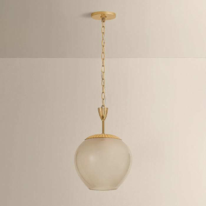 Mitzi - H1174701S-AGB - One Light Pendant - Gilda - Aged Brass