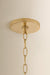 Mitzi - H1174701S-AGB - One Light Pendant - Gilda - Aged Brass