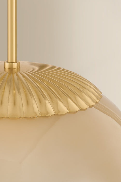 Mitzi - H1174701S-AGB - One Light Pendant - Gilda - Aged Brass