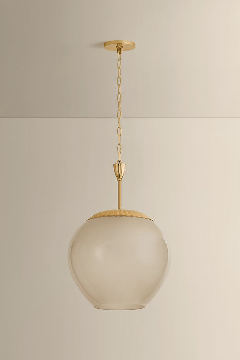 Mitzi - H1174701L-AGB - One Light Pendant - Gilda - Aged Brass