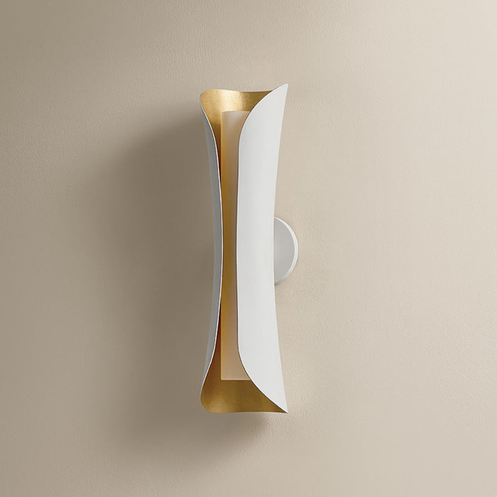Mitzi - H315102L-GL/WH - Two Light Wall Sconce - Josie - Gold Leaf