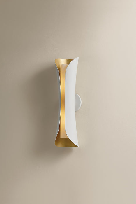 Mitzi - H315102L-GL/WH - Two Light Wall Sconce - Josie - Gold Leaf