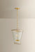 Mitzi - H1136703-AGB/SBQ - Three Light Lantern - Lucretia - Aged Brass