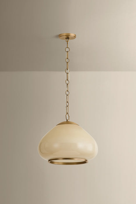 Mitzi - H1169701L-PBR - One Light Pendant - Maliah - Patina Brass