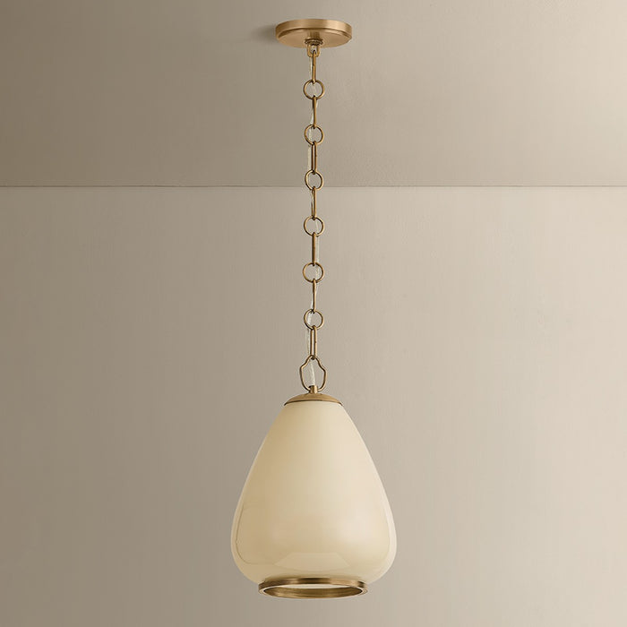 Mitzi - H1169701S-PBR - One Light Pendant - Maliah - Patina Brass