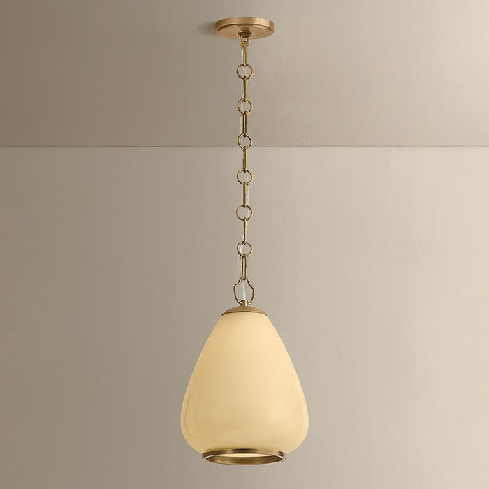 Mitzi - H1169701S-PBR - One Light Pendant - Maliah - Patina Brass