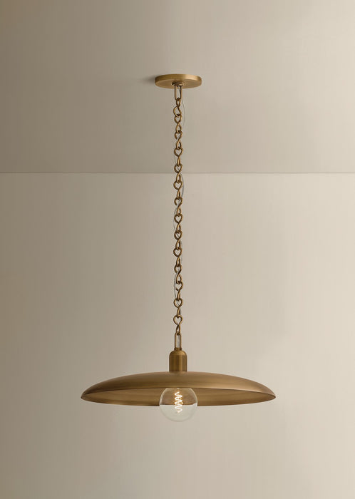 Mitzi - H1182701S-PBR - One Light Pendant - Mamie - Patina Brass