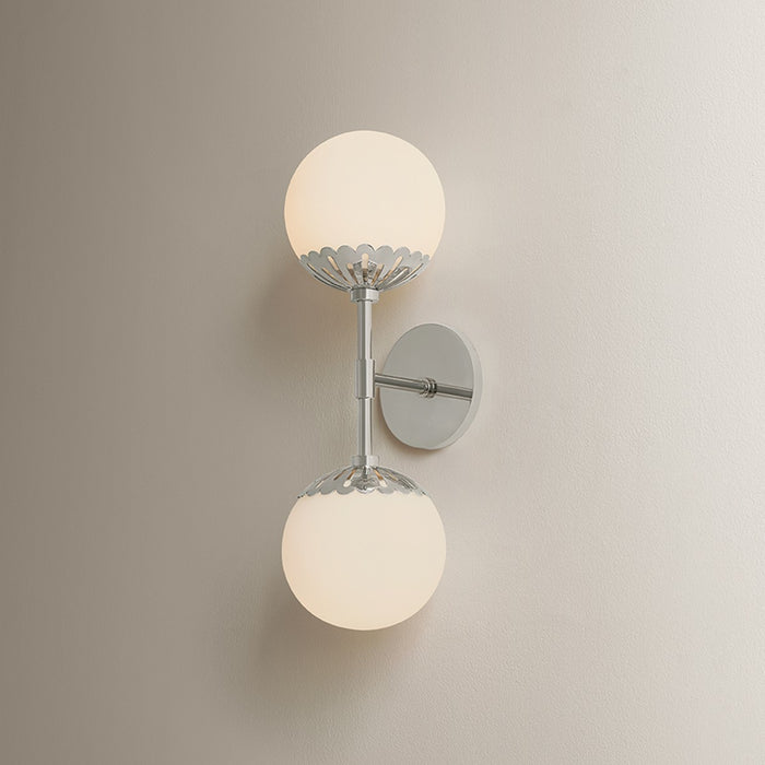 Mitzi - H193102-PN - Two Light Wall Sconce - Paige - Polished Nickel