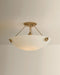 Mitzi - H1185601-PBR - One Light Semi Flush Mount - Vivienne - Patina Brass