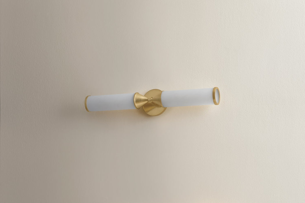 Mitzi - H1184102-AGB - Two Light Wall Sconce - Zinnia - Aged Brass