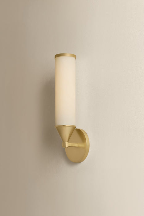 Mitzi - H1184101-AGB - One Light Wall Sconce - Zinnia - Aged Brass