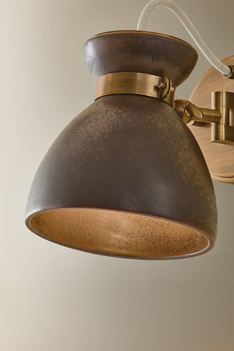 Troy Lighting - B7307-PBR/CMU - One Light Wall Sconce - Allston - Patina Brass