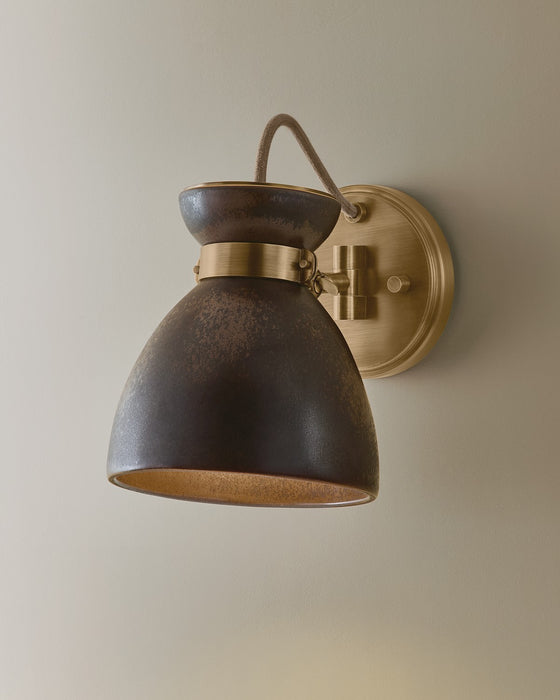 Troy Lighting - B7307-PBR/CMU - One Light Wall Sconce - Allston - Patina Brass