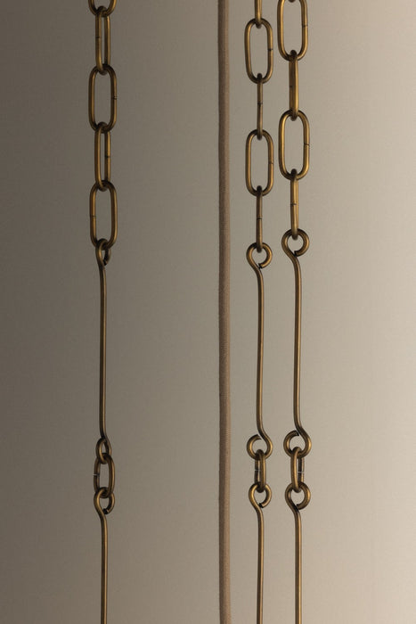 Troy Lighting - F7318-PBR/CMU - One Light Pendant - Allston - Patina Brass
