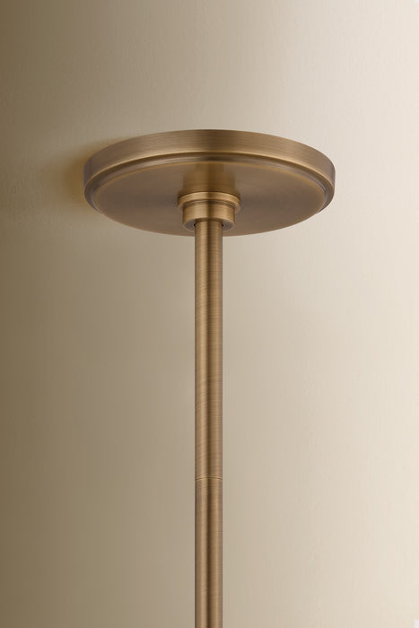 Troy Lighting - F4350-PBR/SSD - Three Light Chandelier - Andersen - Patina Brass