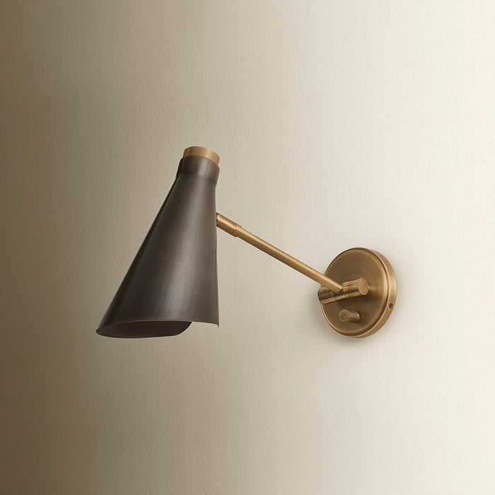 Troy Lighting - B4311-PBR/BRZ - One Light Wall Sconce - Andersen - Patina Brass