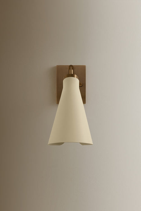 Troy Lighting - B4314-PBR/SSD - One Light Wall Sconce - Andersen - Patina Brass