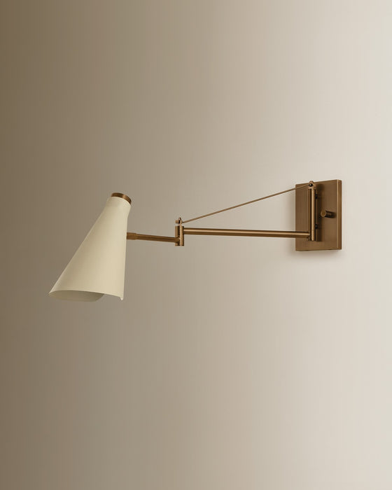 Troy Lighting - B4314-PBR/SSD - One Light Wall Sconce - Andersen - Patina Brass