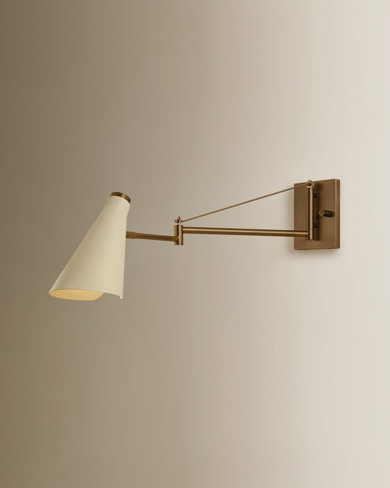 Troy Lighting - B4314-PBR/SSD - One Light Wall Sconce - Andersen - Patina Brass