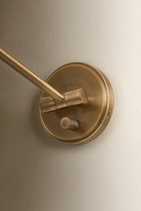 Troy Lighting - B4311-PBR/SSD - One Light Wall Sconce - Andersen - Patina Brass