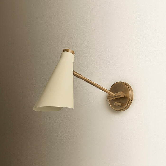 Troy Lighting - B4311-PBR/SSD - One Light Wall Sconce - Andersen - Patina Brass