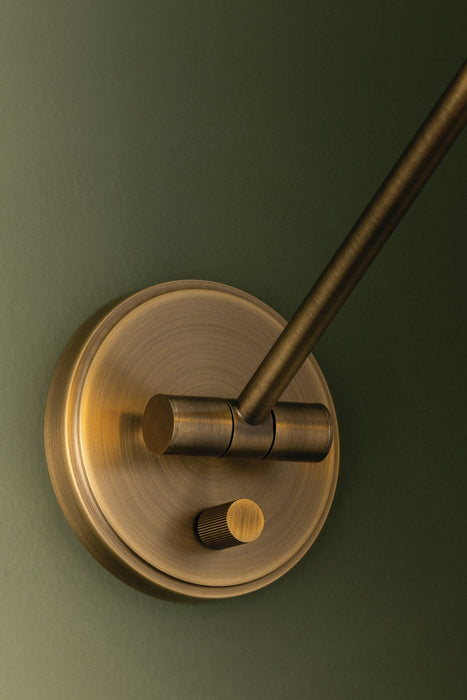 Troy Lighting - B4311-PBR/SSD - One Light Wall Sconce - Andersen - Patina Brass