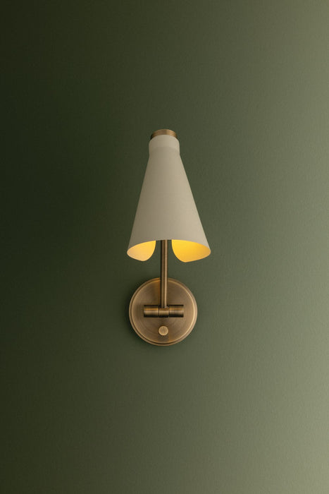 Troy Lighting - B4311-PBR/SSD - One Light Wall Sconce - Andersen - Patina Brass