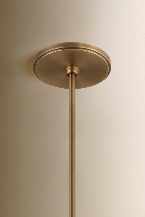 Troy Lighting - F4369-PBR/SSD - Five Light Chandelier - Andersen - Patina Brass