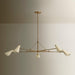 Troy Lighting - F4369-PBR/SSD - Five Light Chandelier - Andersen - Patina Brass