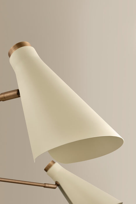 Troy Lighting - F4369-PBR/SSD - Five Light Chandelier - Andersen - Patina Brass