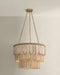 Troy Lighting - F5826-PBR - Six Light Chandelier - Bentley - Patina Brass