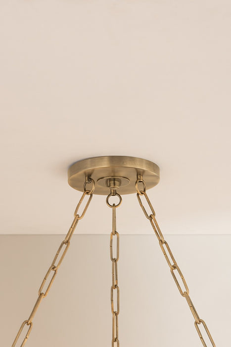 Troy Lighting - F5837-PBR - 12 Light Chandelier - Bentley - Patina Brass