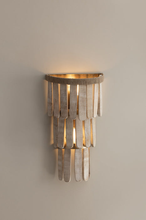 Troy Lighting - B5818-PBR - Two Light Wall Sconce - Bentley - Patina Brass