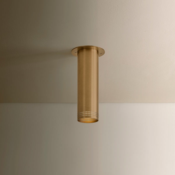 Troy Lighting - C1507-PBR - One Light Flush Mount - Berg - Patina Brass