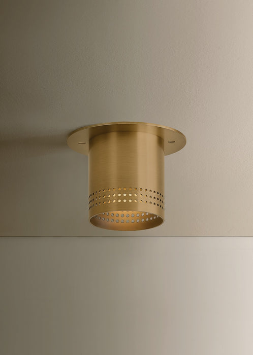 Troy Lighting - C1508-PBR - One Light Flush Mount - Berg - Patina Brass