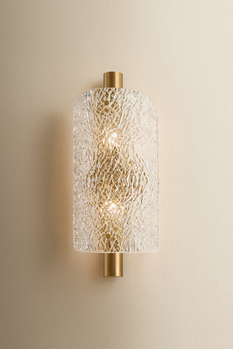 Troy Lighting - B5320-PBR - Two Light Wall Sconce - Bergeron - Patina Brass