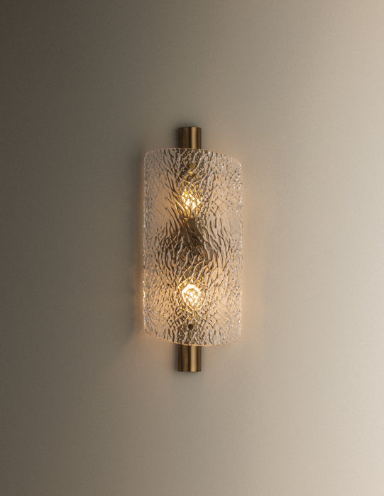Troy Lighting - B5320-PBR - Two Light Wall Sconce - Bergeron - Patina Brass
