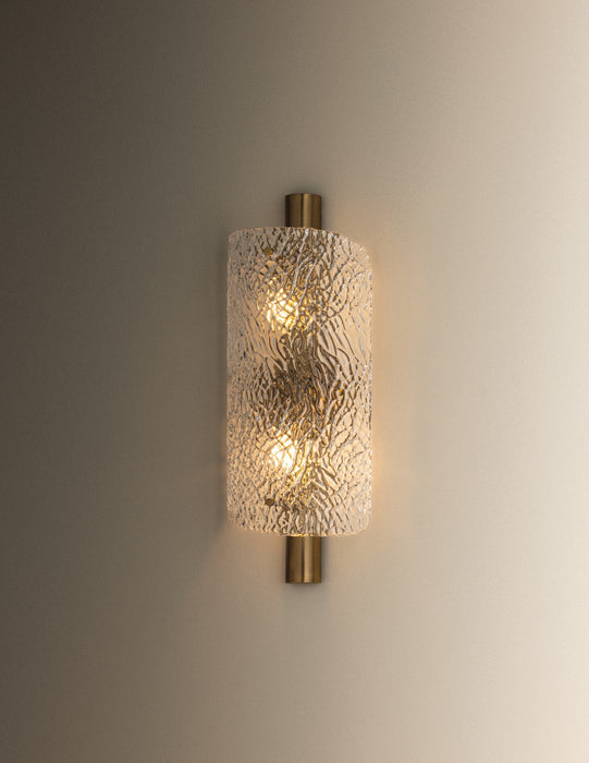 Troy Lighting - B5320-PBR - Two Light Wall Sconce - Bergeron - Patina Brass
